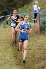 Fionnuala Britton leads the senior womens BUPA Great Edinburgh Cross country.